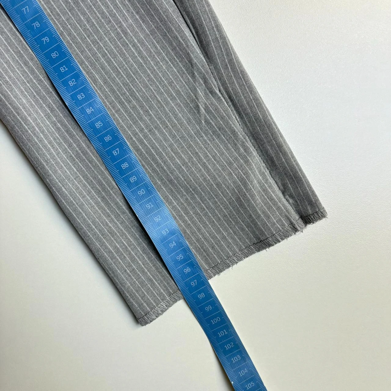 Camaêbu grey and white striped pants size 34 – photo 6